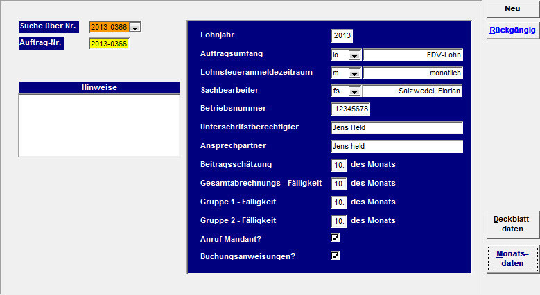 Lohnbuchhaltung