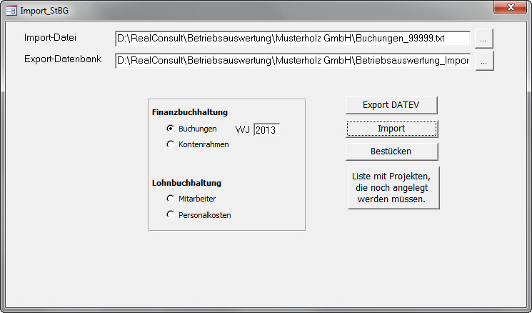 Import Dialog